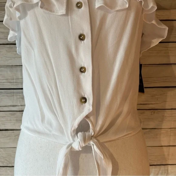 NWT Forever 21 Sleeveless Button Up Top Size Small - Picture 3 of 7